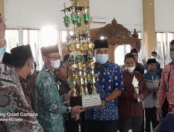 Kecamatan Martapura Keluar Sebagai Juara Umum MTQ Ke IX Oku Timur