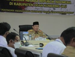 Plh Bupati OKU hadiri FGD “Pentingnya Vaksinasi Bagi Masyarakat Untuk Meningkatkan Imunitas”