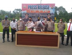 Tidak Terima Dengan Tatap Mata Melotot Warga di OKU Selatan Habisi Korban Dengan Parang
