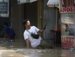 Sejumlah wilayah di Kota Bekasi Jawa Barat terendam banjir 