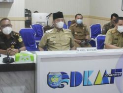 Wabup OKU Selatan Hadiri Puncak Peringatan Hari Otda ke 26 Tingkat Nasional Secara Virtual