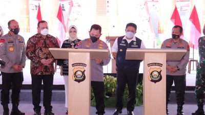 Kapolri Jenderal Listyo Sigit Prabowo Resmikan Gedung Utama Presisi Mapolda Sumsel