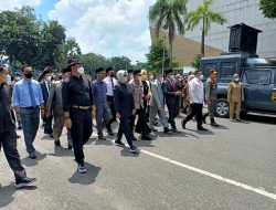 Ketua DPRD Provinsi Sumsel Tanda Tangani Tuntutan Aliansi Mahasiswa Muhammadyah Bersama BEM Nusantara