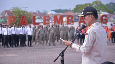 Pemkot Palembang Gelar Apel POKM 2022 di Plataran BKB
