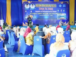 Herman Deru Harap Reuni Akbar SMPP N 26 Palembang Hasilkan Kegiatan Produktif