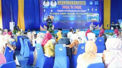 Herman Deru Harap Reuni Akbar SMPP N 26 Palembang Hasilkan Kegiatan Produktif