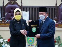 Gubernur Sumsel Terima Rekomendasi DPRD Sumsel Terhadap LKPJ 2021