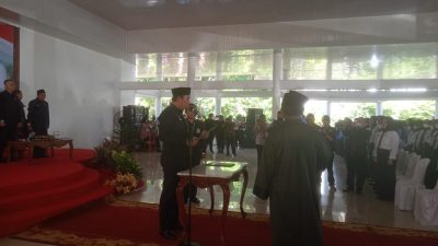 Lantik dan Ambil Sumpah Jabatan Fungsional ASN dan P3K, Ini Pesan Bupati OKU Selatan