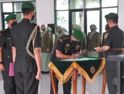 Danrem Pimpin Sertijab Kasi Intel Kasrem 044/Gapo