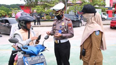 Menjelang Hari Bhayangkara Ke-76, Satlantas Polresta Barelang Laksanakan Operasi Gabungan