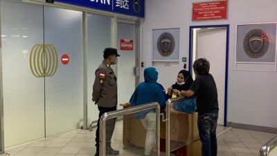 Jelang Hari Bhayangkara Ke-76 Polsek Kawasan Pelabuhan Beri Himbauan Kamtibmas Kepada Masyarakat