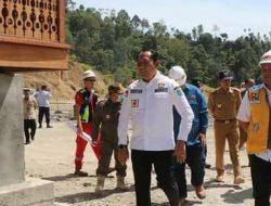 Bupati OKU Selatan Tinjau Pembangunan Bendungan Tiga Dihaji Berharap Utamakan Kualitas