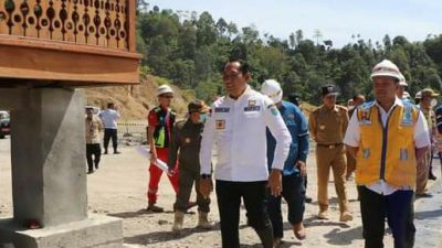 Bupati OKU Selatan Tinjau Pembangunan Bendungan Tiga Dihaji Berharap Utamakan Kualitas