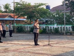 Dalam rangka memperingati hari Bhayangkara ke 76, Jajaran Polres Metro Bekasi melaksanakan Upacara  tabur bunga di Taman Makam Pahlawan KH Noer Ali