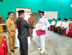 Herdi Resmi Menjabat Pj Kades Gedung Baru, Camat Sarnubi: Semoga Amanah