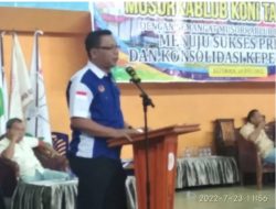 Hasil Musorkablub M.Fachrudin Terpilih Sebagai Ketua KONI OKU