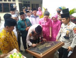 Kapolres OKU Selatan Resmikan Langsung Mushola AR-RAUDHAH Polsek Buay Pemaca