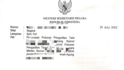 K MAKI : Terkesan Gubernur Sumsel Tidak Patuh Hukum Terkait Putusan PTUN