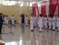 44 Putra Putri Terbaik Paskibraka OKU Timur Resmi Dikukuhkan