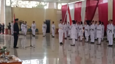 44 Putra Putri Terbaik Paskibraka OKU Timur Resmi Dikukuhkan