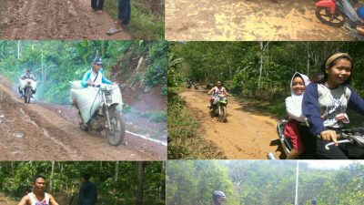 Perjuangan Demi Pendidikan dan Menyambung Hidup, Warga Harus Menempuh Jalan Berlumpur 