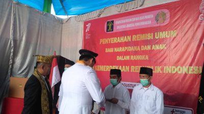 221 Warga Binaan Lapas Kelas IIB Muaradua Terima Remisi