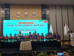 Heri Amalindo Resmi Nahkodai Ketua ICMI Orwil Sumsel Periode 2022-2027