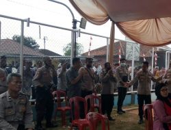 Kabagops Polres Karawang pantau langsung kegiatan Pemilihan Kepala Desa Antar Waktu Dawuan Barat Tahun 2022