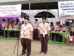 Camat Tambun Utara Najmuddin membuka Jambore Ranting Pramuka Kecamatan Tambun Utara
