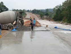 CV Jafar Jaya Konstruksi Perkirakan Pembangunan Jalan Akses ke Pemda Rampung Desember Mendatang