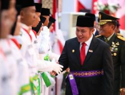 HD Resmi Kukuhkan 50 Anggota Paskibraka Prov Sumsel Tahun 2022