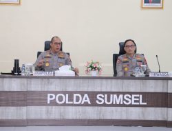 Kapolda Sumsel Buka Langsung Taklimat Awal Audit Tahap II Tahun 2022