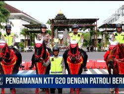 Pengamanan KTT G 20, Polri Terjunkan Patroli Berkuda
