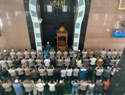 Polda Sumsel Gelar Sholat Ghaib Untuk Korban Gempa Bumi Cianjur