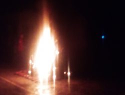 Siswa Dan Siswi SDN Tridayasakti 04 Semangat Dalam Ikuti Kegiatan Api Unggun Persami Gerakan Pramuka