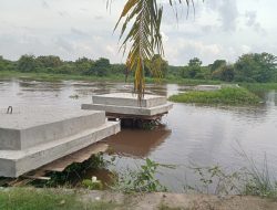 K MAKI : Proyek bangunan penahan enceng gondok Sungai Komering terkesan kurang efektif