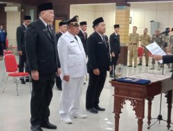 Wabup Yudha Lantik 19 Pejabat Eselon Pemkab OKU Timur