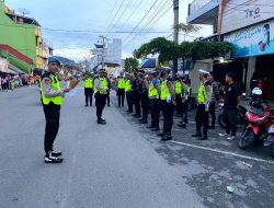 Puluhan Personel Polres OKU Selatan Lakukan Pengamanan Kegiatan Jalan dan Senam Sehat| HUT OKU Selatan ke 19