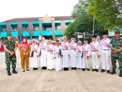 Serda Bimbi Yosyepto, Bertindak Sebagai Pembina Upacara di SDN 134  Palembang