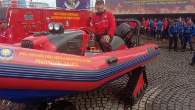 Dinas Pemadam Kebakaran Kabupaten Bekasi Hadiri HUT Ke 104 Pemadam Kebakaran