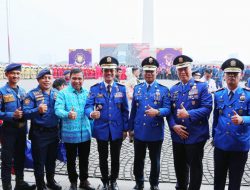 HUT ke-104 Pemadam Kebakaran dan Penyelamatan, Harnojoyo Ikuti Upacara Gabungan di Lapangan Monas