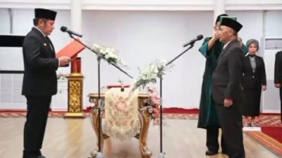 Gubernur Herman Deru Lantik Pj Bupati Apriyadi Jadi Sekda Definitif Muba