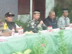 Lurah Wanasari Bersama Bhabinkamtibmas Ucapkan Selamat Kepada Pengurus Sub Sektor Wanasari Priode 2023-2025
