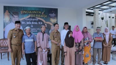 Meringankan Beban Masyarakat, Ratu Dewa Hadiri Pembagian Sembako dan Santunan Anak Yatim