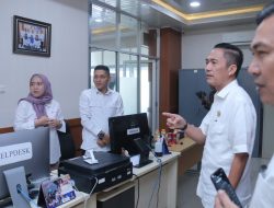 Sekda Kota Palembang Sidak Beberapa OPD dan Dinas Pasca Lebaran Idul Fitri