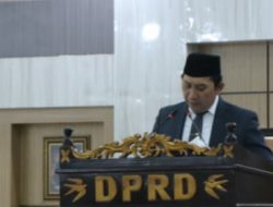 Popo Ali Bupati OKU Selatan Sampaikan Pengantar LKPJ Akhir Tahun 2022