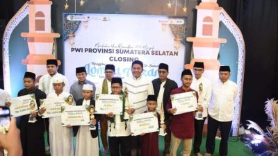 Gubernur Herman Deru Apresiasi Gelaran Lomba Azan PWI Sumsel: Bagian dari Syiar Islam
