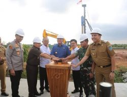 Gubernur Herman Deru  Ground Breaking Pemancangan Tiang Pertama Proyek Ekspansi Pembangunan Plant IV C