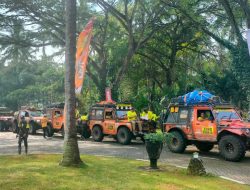 DANREM 043/GATAM Hadiri Finis dan Closing Ceremony Indonesia Off-road Expedition PALA 2023