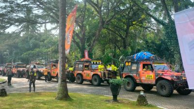 DANREM 043/GATAM Hadiri Finis dan Closing Ceremony Indonesia Off-road Expedition PALA 2023
